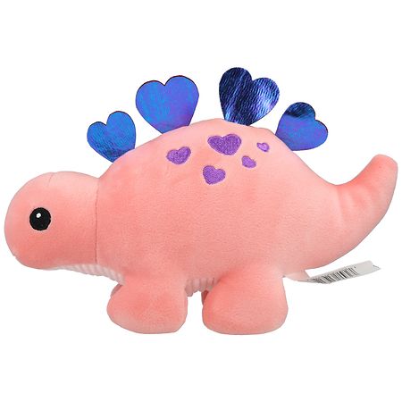 Playright Dino Plush 9.5 Inch Pink