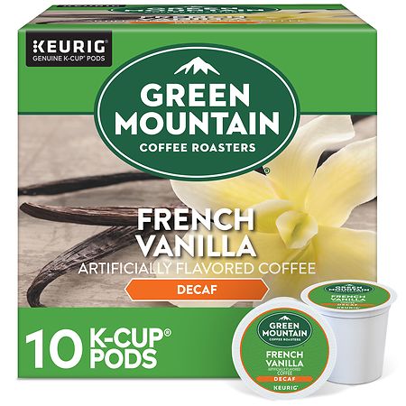 Green Mountain Coffee French Vanilla Decaf, Light Roast Coffee K-Cup Pods