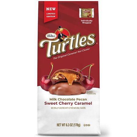 Turtles Milk Chocolate Pecan Nut Clusters Sweet Cherry Caramel