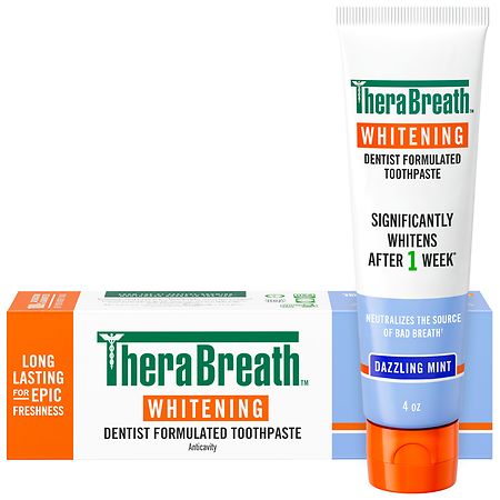 TheraBreath Adult Whitening Toothpaste Dazzling Mint