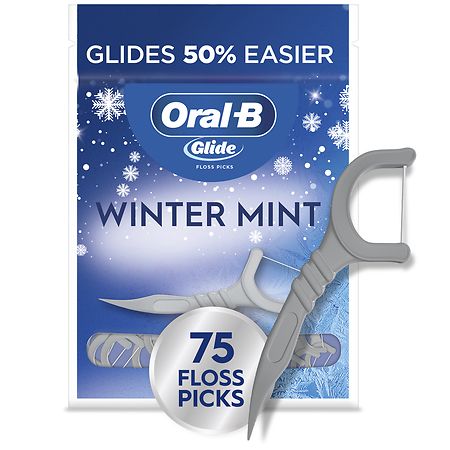 Oral-B Glide Floss Picks Winter Mint
