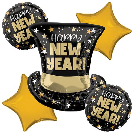 Anagram Balloon Bouquet New Year's Eve