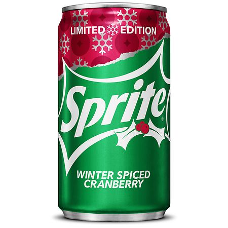 Sprite Soda Pop Soft Drink Winter Spiced Cranberry