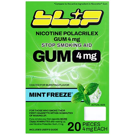 Blip Products 4 mg Nicotine Gum Mint Freeze