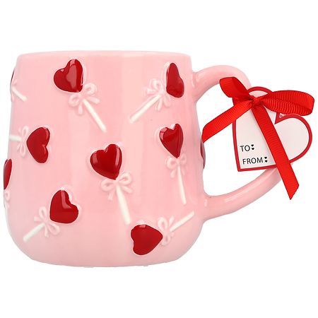Festive Voice Heart Lollipop Mug 21.9 fl oz