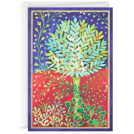 Hallmark UNICEF Boxed Christmas Cards (Peaceful Holly Tree), B3