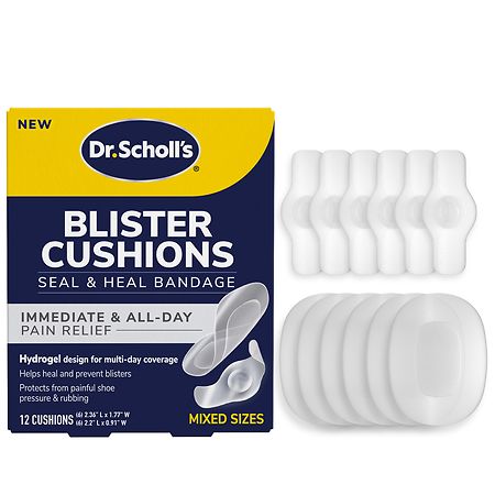 Dr. Scholl's Blister Cushions Seal & Heal Bandage with Hydrogel Technology Mixed Sizes