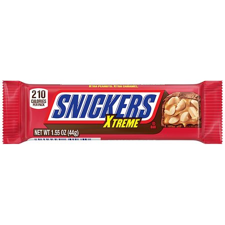Snickers Xtreme Peanut and Caramel Chocolate Bar