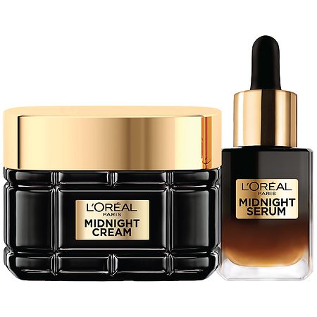 L'Oreal Paris Midnight Cream + Serum Holiday Kit