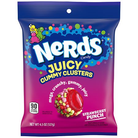Nerds Gummy Clusters Juicy Clusters Strawberry Punch