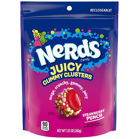 Nerds Gummy Clusters Juicy Clusters Strawberry Punch