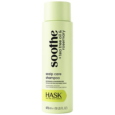 Hask Soothe + Tea Tree Oil & Rosemary Scalp Care Shampoo