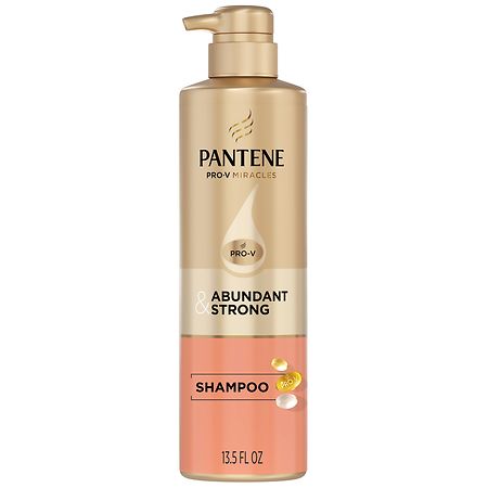 Pantene Pro-V Abundant & Strong Shampoo with Pro-Vitamin B5 Complex and Niacinamide
