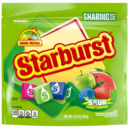 Starburst Sour Fruit Chews Chewy Candy