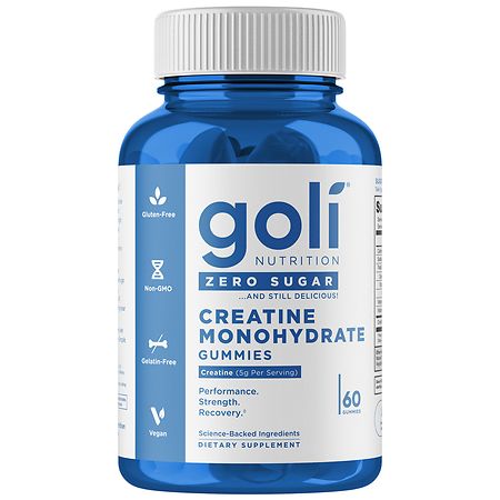 Goli Creatine Monohydrate Zero Sugar Gummies