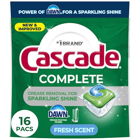 Cascade Complete Action Pacs, Dishwasher Detergent Fresh
