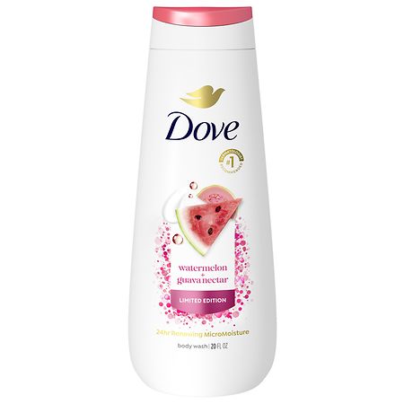 Dove Limited Edition 24Hr Renewing MicroMoisture Body Wash Watermelon + Guava