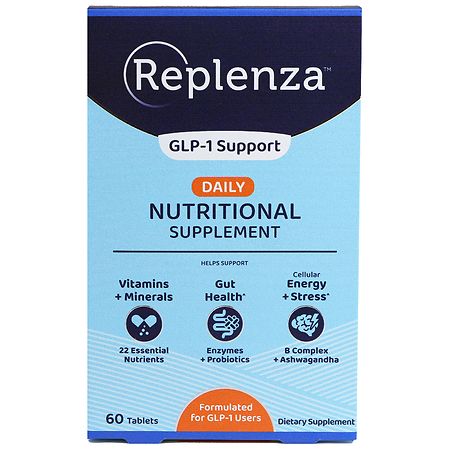 Replenza Nutritional Supplement For GLP-1 and Semaglutide Weight Loss Support Tablets