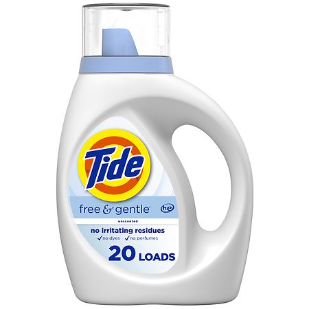 Tide Free & Gentle TIDE LIQUID HE FREE GENTLE 27OZ Unscented