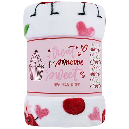 Crest Mills Printed Plush Throw