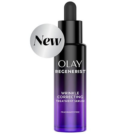 Olay Regenerist Anti-Aging Night Serum, Hydrating & Wrinkle Correcting Treatment Fragrance Free