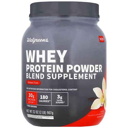 Walgreens Whey Protein Powder Blend Vanilla
