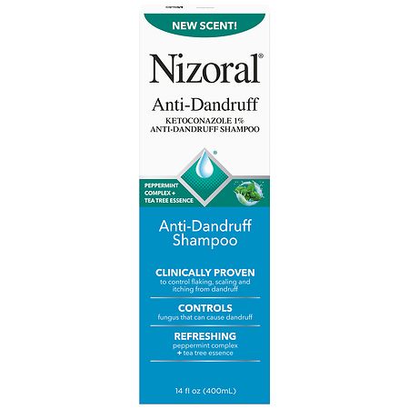 Nizoral Anti-Dandruff Shampoo with Peppermint Complex & Tea Tree Oil