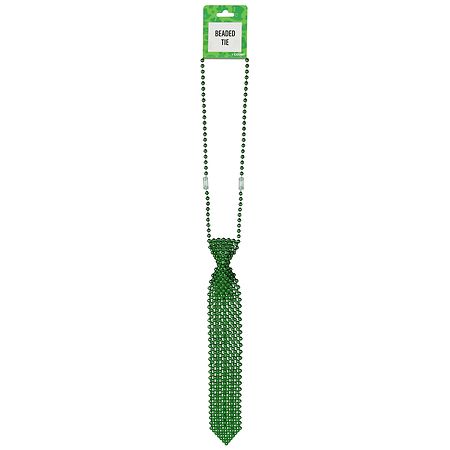 Festive Voice Beaded Tie, St. Patrick's Day