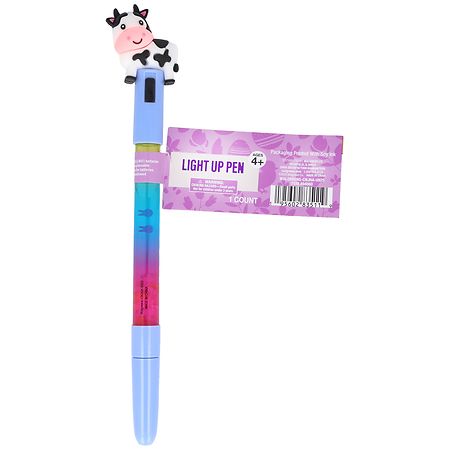 Festive Voice Light Up Pen, Cow