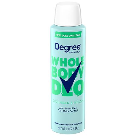 Degree Women Whole Body Deodorant Spray Cucumber & Melon