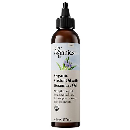 Sky Organics Strengthening Castor Oil with Rosemary Oil for Scalp and Hair Support