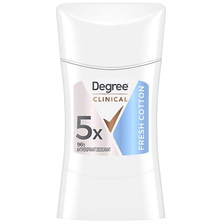 Degree Clinical Antiperspirant Deodorant, Invisible Solid Fresh Cotton
