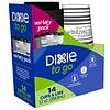 Dixie PerfecTouch Grab 'N Go 12 oz Paper Cups & Lids-1