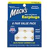Mack's Pillow Soft Silicone Earplugs White-0
