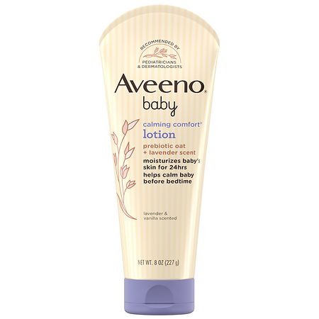 Aveeno Baby Calming Comfort Moisturizing Non-Greasy Lotion Lavender Vanilla