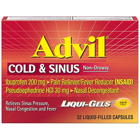 Advil Cold and Sinus Relief Medicine