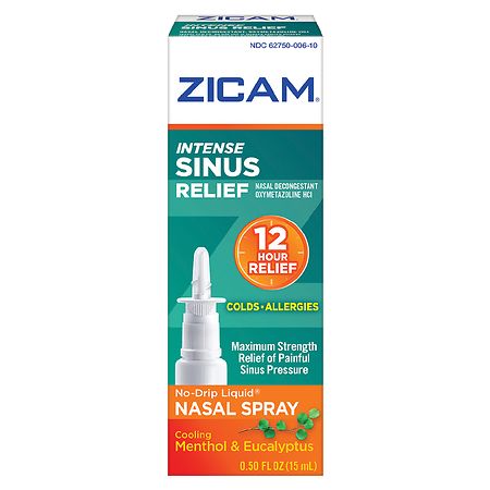 Zicam Intense Sinus Relief No-Drip Relief Nasal Spray