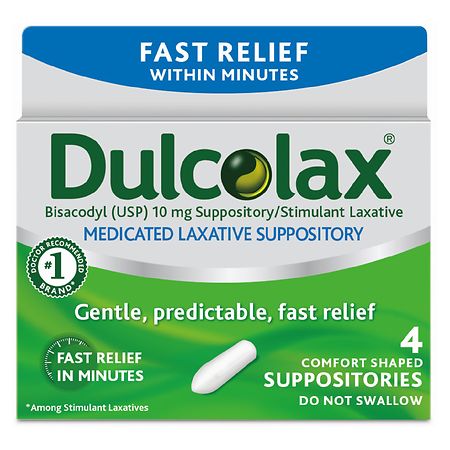 Dulcolax Laxative Suppositories