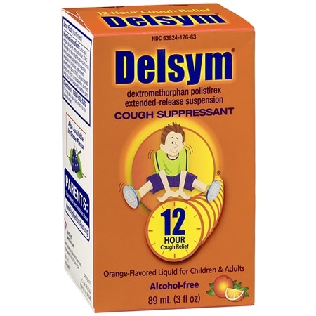 Delsym Children's Cough Suppressant, 12 Hour Orange