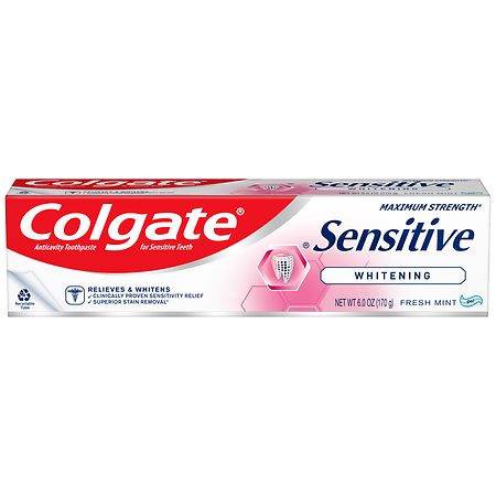 Colgate Sensitive Whitening Toothpaste Fresh Mint