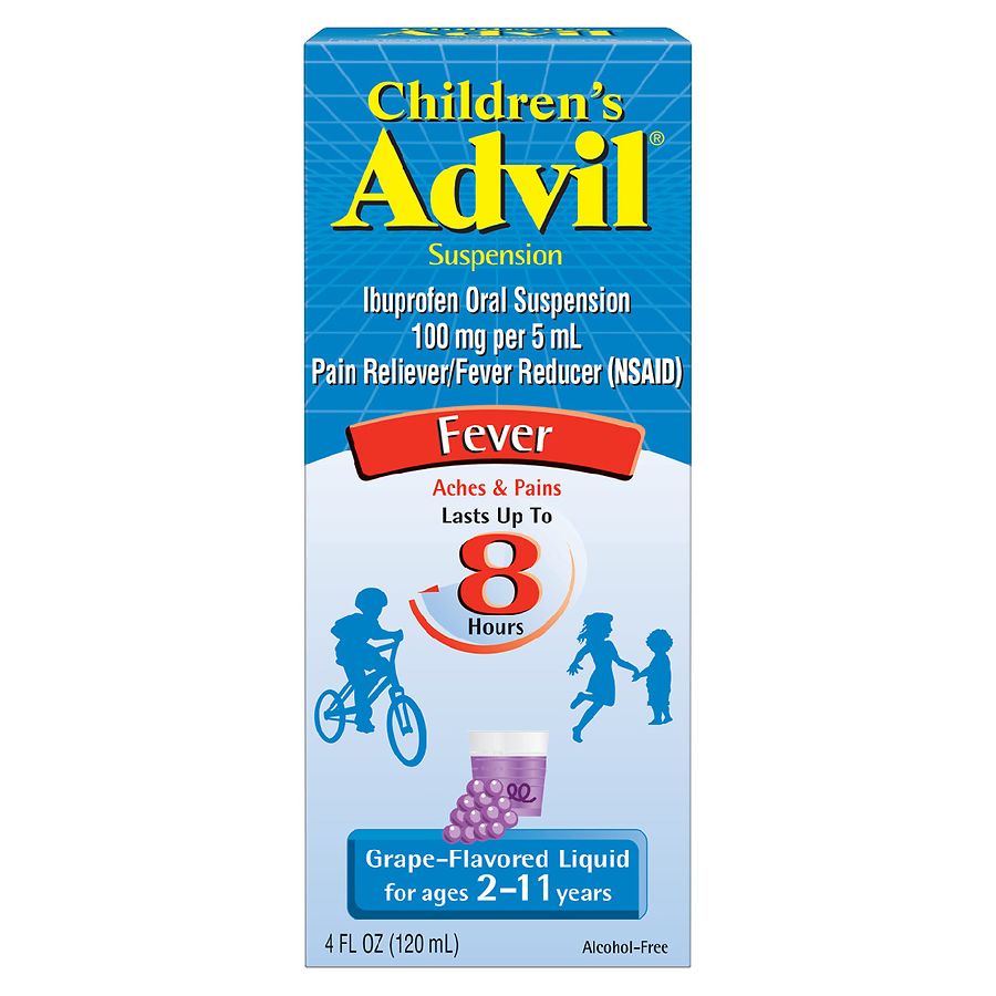 Children's Advil Liquid Pain Reliever and Fever Reducer Grape