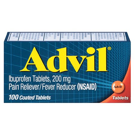 Advil Ibuprofen Pain Reliever & Fever Reducer Tablets