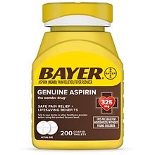 Bayer Genuine Aspirin Multi-Symptom Pain Reliever, Coated Tablets ...