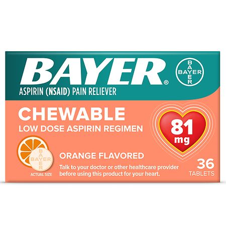 bayer baby aspirin 81mg