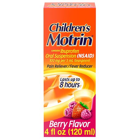 Children's Motrin Ibuprofen Kids Medicine Berry