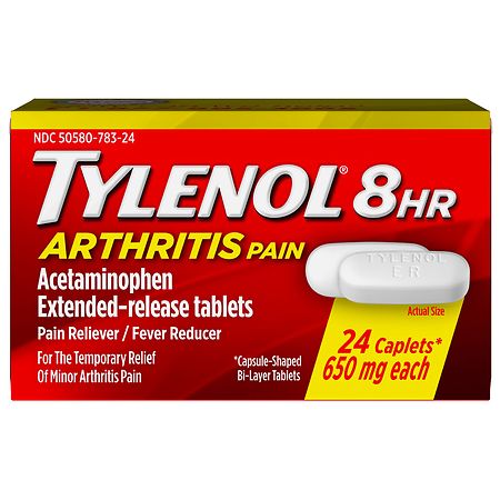 Equate 8 Hour Arthritis Pain Relief Acetaminophen Extended Release Tablets  650mg, 325 Count