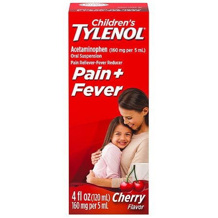 Children's TYLENOL Pain + Fever Relief Medicine Cherry