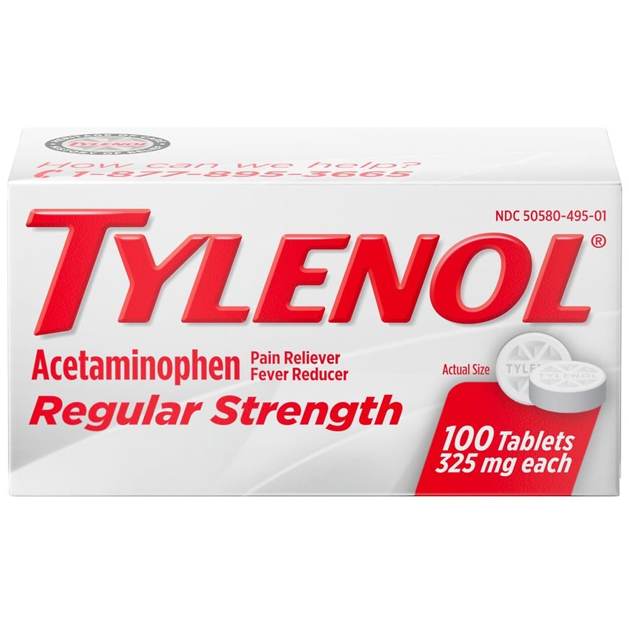 TYLENOL Regular Strength 325 mg Tablets