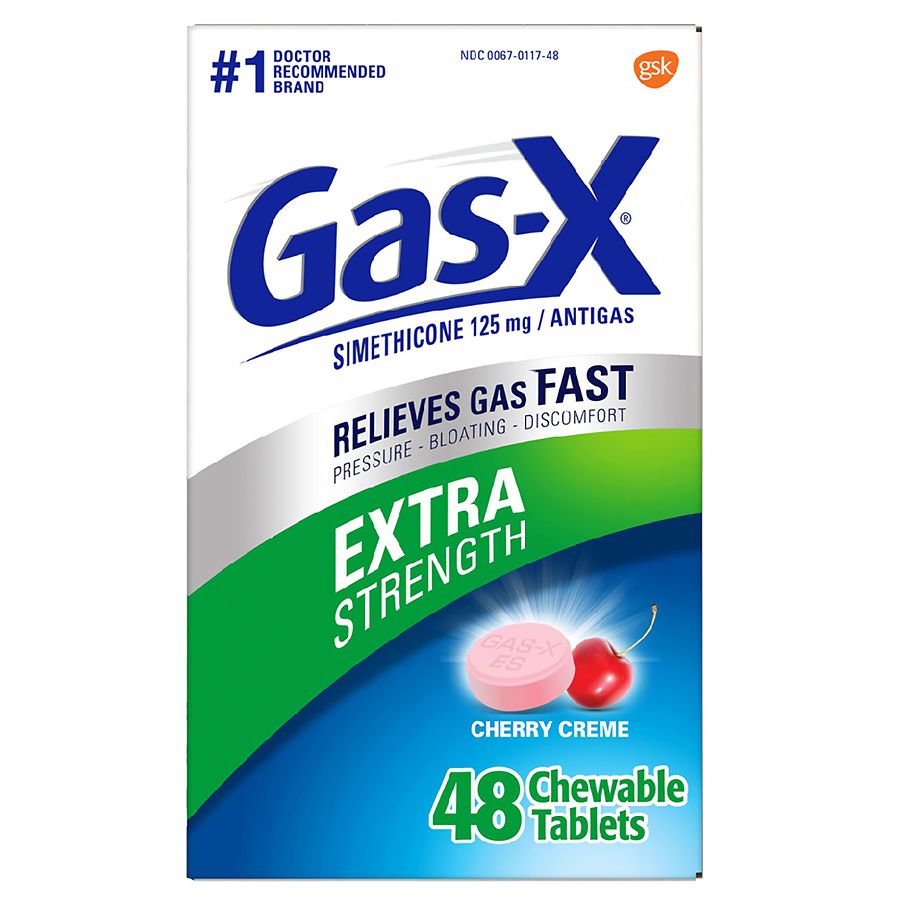 Gas-X Extra Strength Gas Relief Chewable Tablets Cherry
