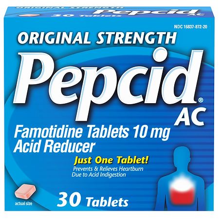 Pepcid AC Original Strength For Heartburn Prevention & Relief